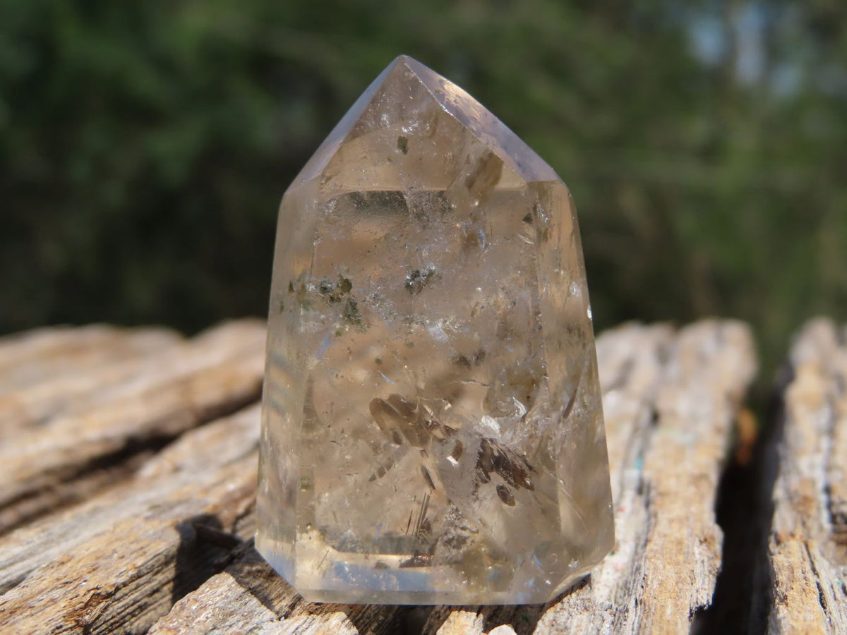 Polished Small Quartz Crystal Points With Inclusions x 24 From Madagascar - TopRock