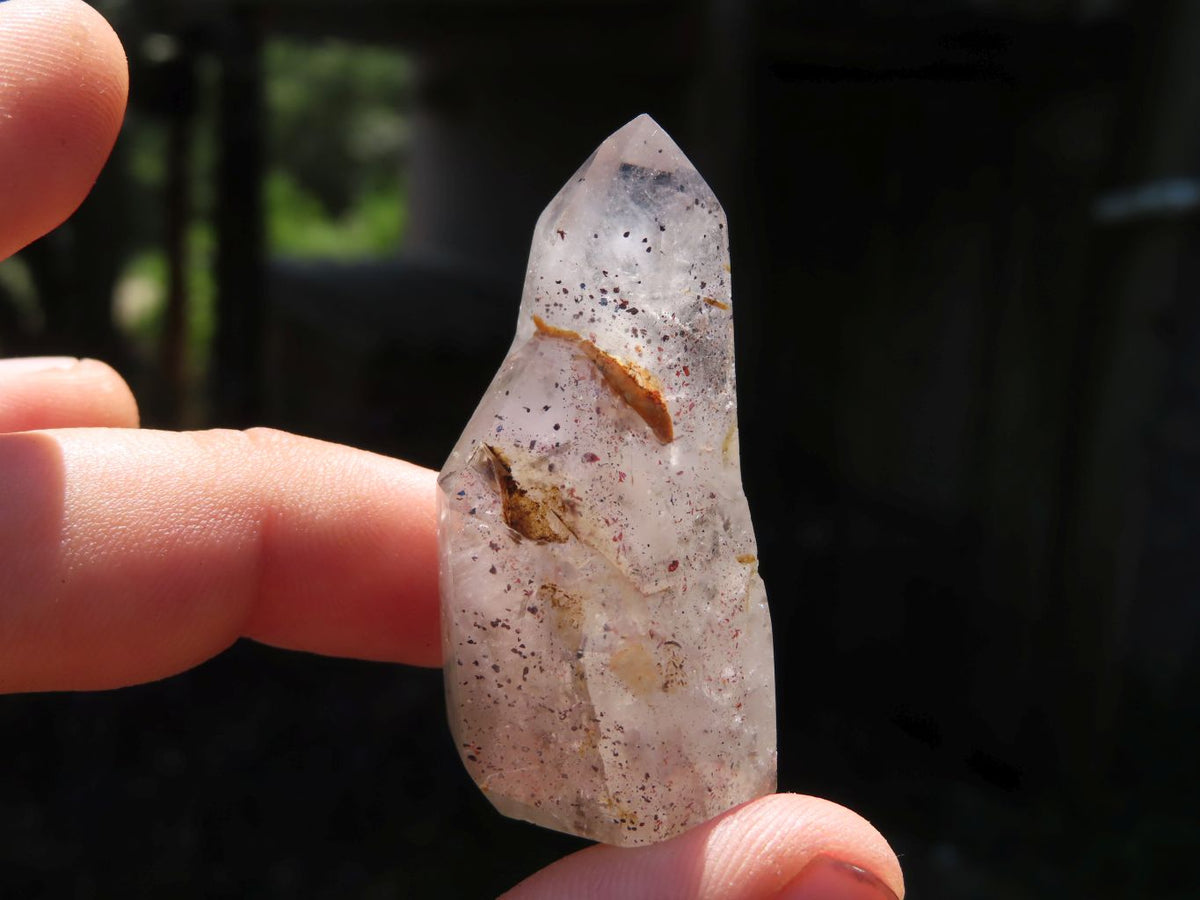 Polished Small Quartz Crystal Points With Inclusions x 24 From Madagascar - TopRock