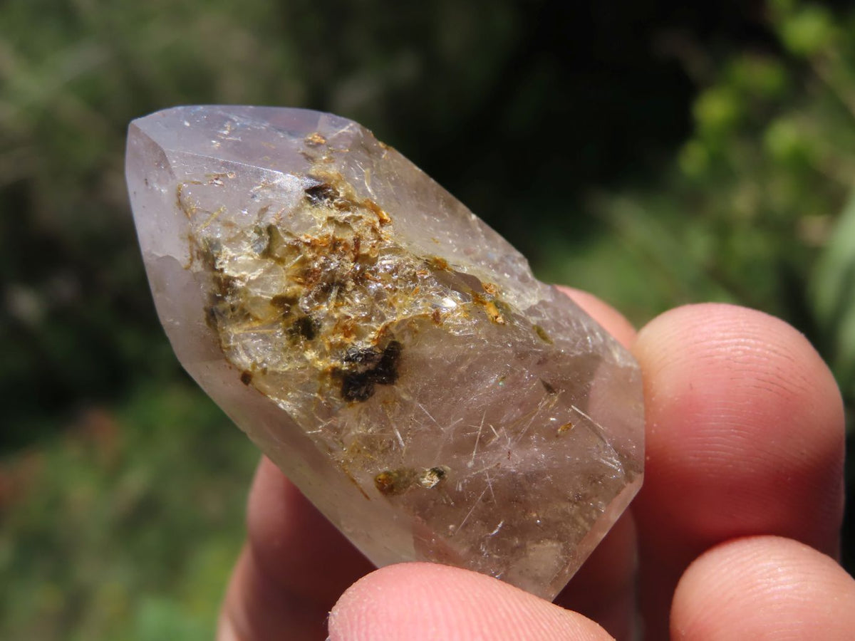 Polished Small Quartz Crystal Points With Inclusions x 24 From Madagascar - TopRock