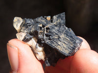 Natural Schorl Black Tourmaline Specimens  x 24 From Namibia - Toprock Gemstones and Minerals