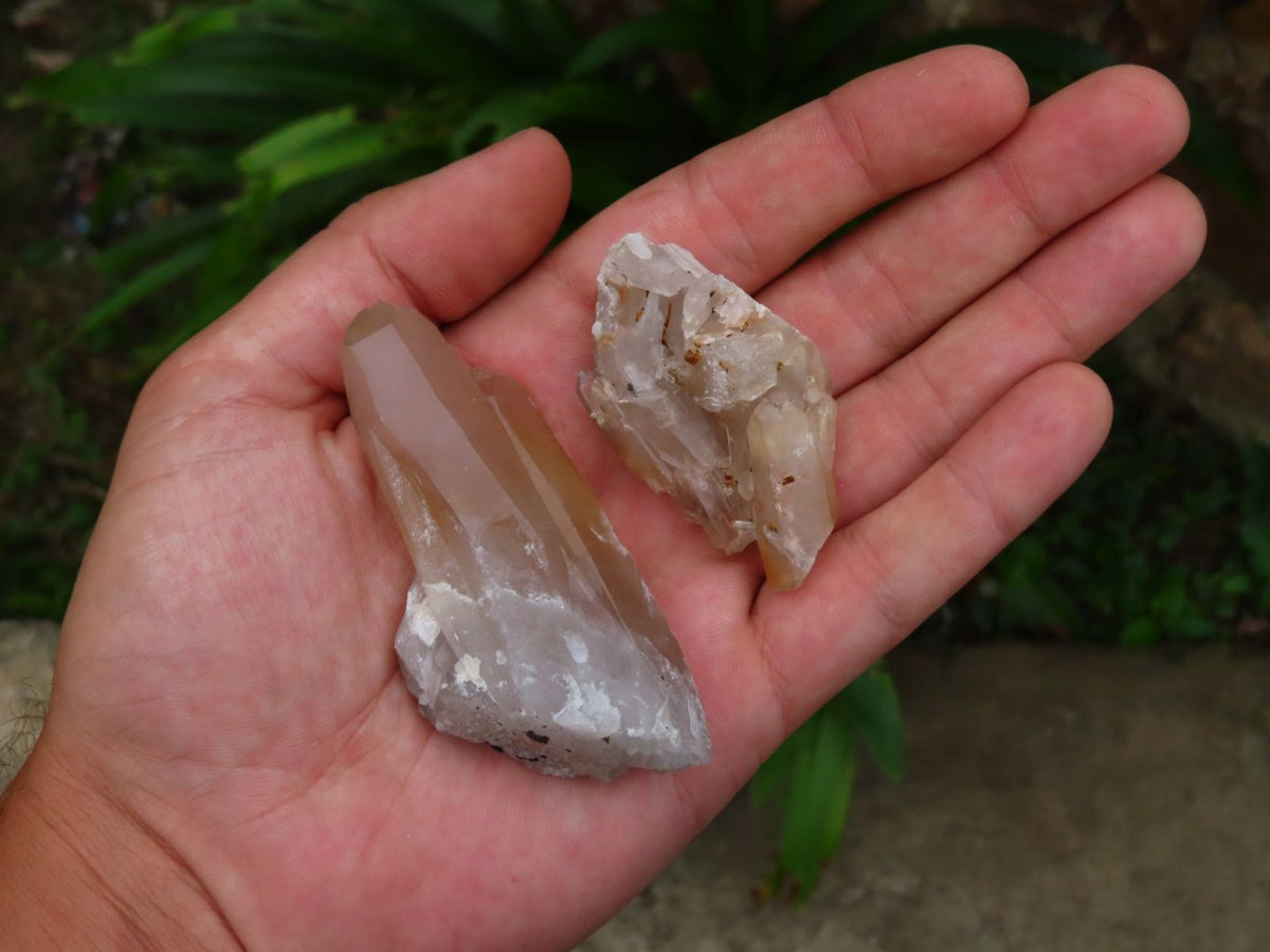 Natural Smokey Quartz Clusters &Crystals x 35 From Madagascar - TopRock