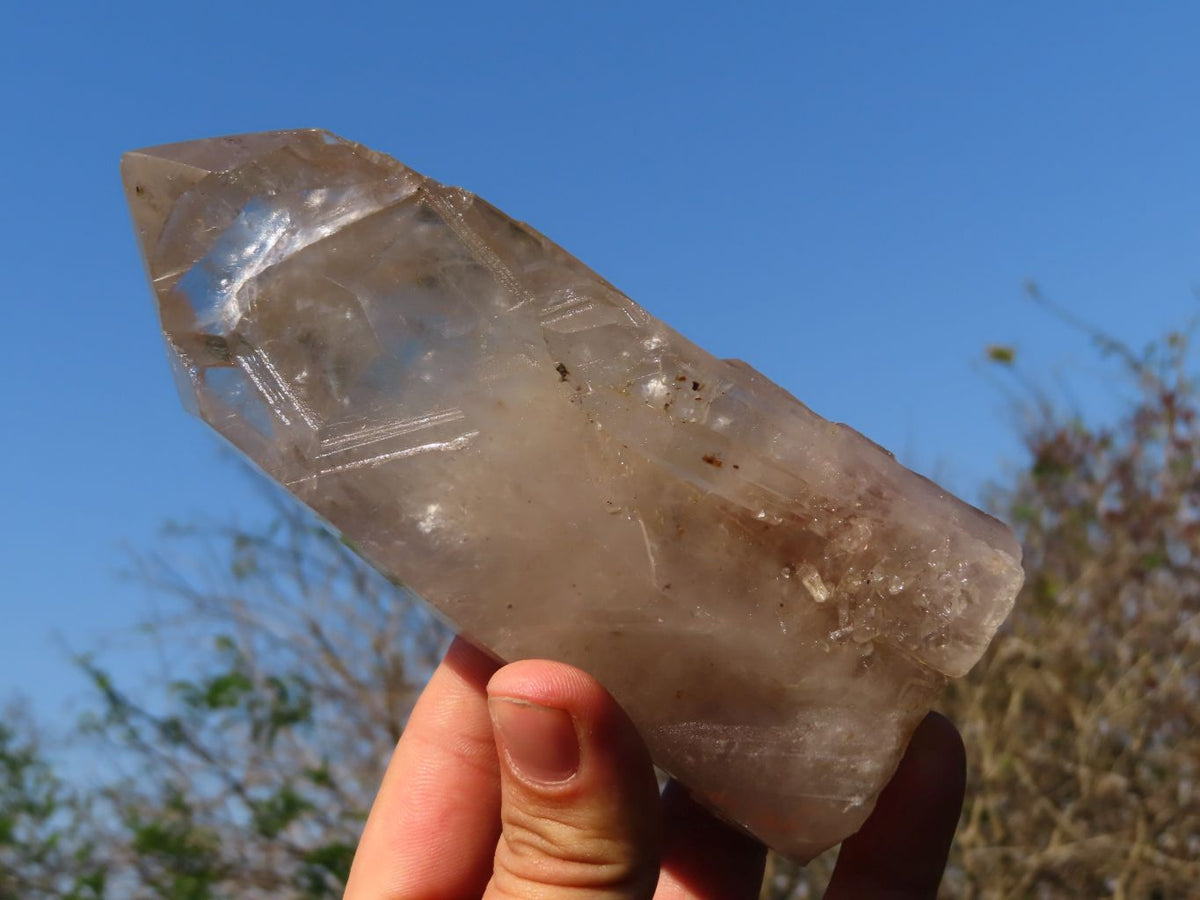 Natural Arcadian Angolan Quartz Crystal Points x 2 From Angola - TopRock