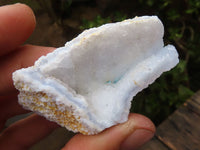 Natural Etched Blue Chalcedony Specimens  x 24 From Malawi - Toprock Gemstones and Minerals