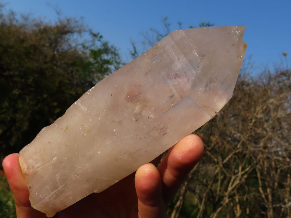 Natural Arcadian Angolan Quartz Crystal Points x 2 From Angola - TopRock