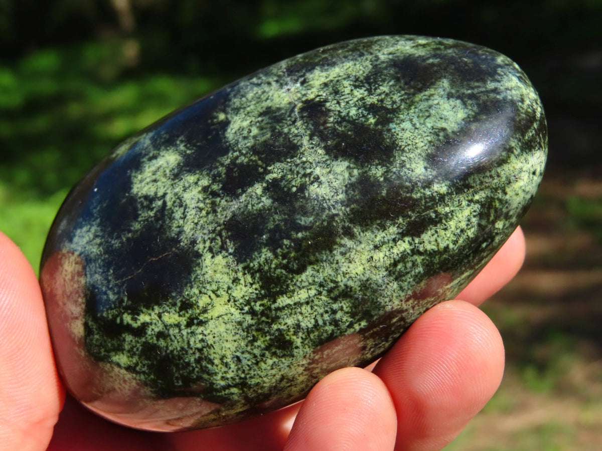 Polished Leopard Stone Free Forms x 4 From Zimbabwe - TopRock