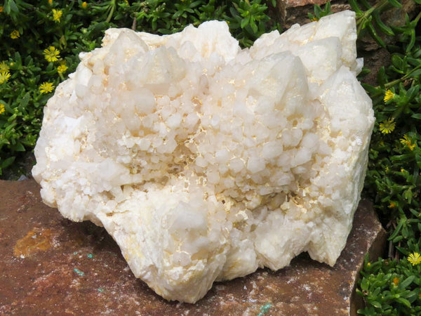 Natural Window Castle Quartz Crystal Cluster x 1 From Ivato, Madagascar - TopRock