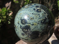 Polished Stromatolite / Kambamba Jasper Spheres  x 2 From Katsepy, Madagascar - Toprock Gemstones and Minerals