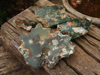 Polished Emerald Mtorolite / Chrome Chrysoprase Plates  x 4 From Zimbabwe - Toprock Gemstones and Minerals