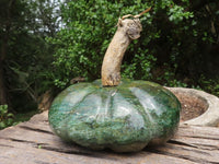 Polished Large Green Verdite Pumpkin Carving x 1 From Zimbabwe - TopRock
