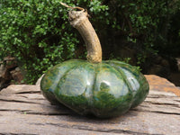 Polished Large Green Verdite Pumpkin Carving x 1 From Zimbabwe - TopRock