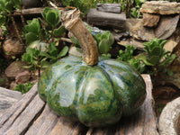 Polished Large Green Verdite Pumpkin Carving x 1 From Zimbabwe - TopRock