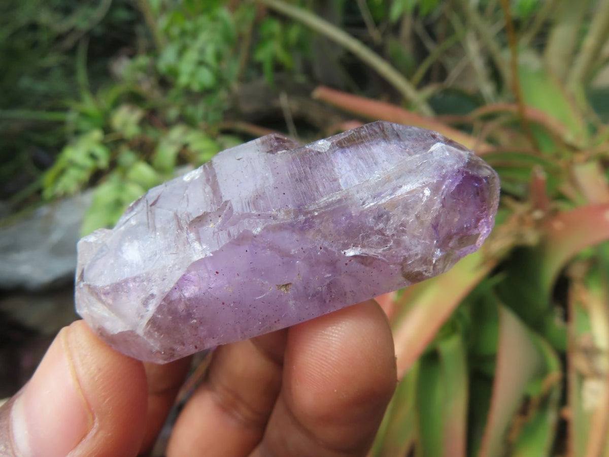 Natural Skeletal Sceptre & Window Smokey Amethyst Crystals x 35 From Chiredzi, Zimbabwe - TopRock