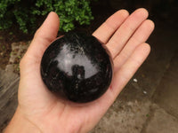 Polished Rare Blue Iolite / Water Sapphire Spheres  x 2 From Madagascar - TopRock