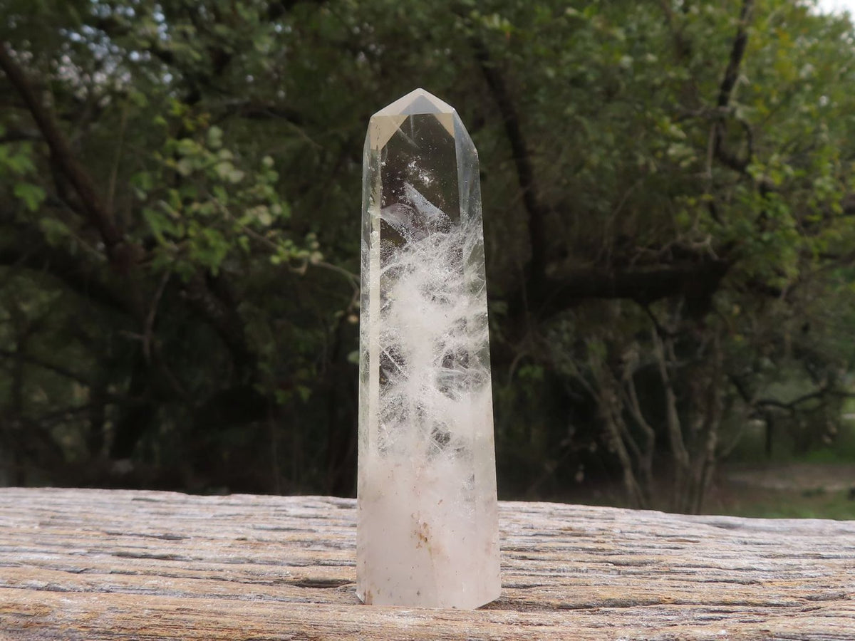 Polished Optic to Near Optic Quartz Points / Prisms x 12 From Madagascar - TopRock