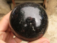 Polished Rare Blue Iolite / Water Sapphire Spheres  x 2 From Madagascar - TopRock