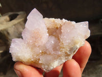 Natural Pale Lilac Spirit Quartz Clusters x 6 From Barberton, South Africa - Toprock Gemstones and Minerals