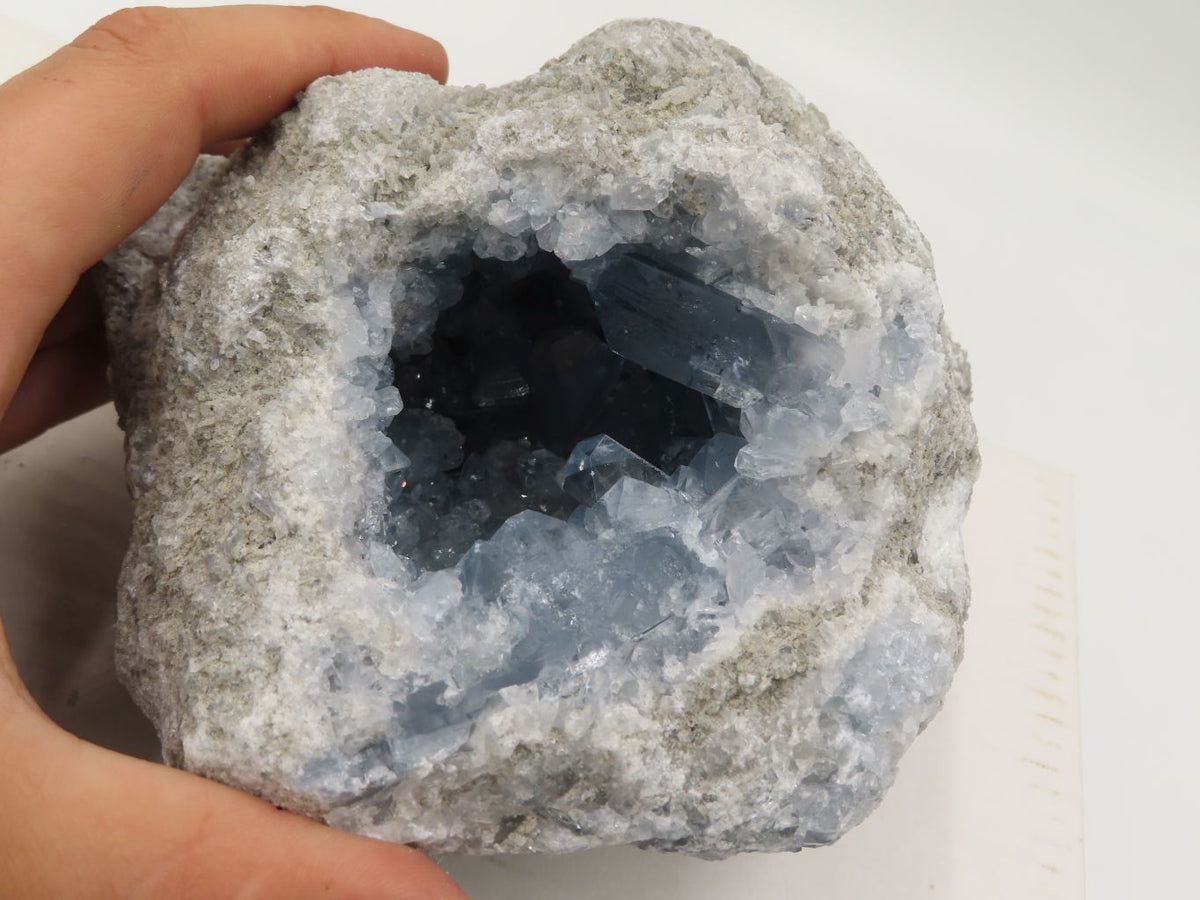 Natural Celestite Geode Specimen x 1 From Sakoany, Madagascar - TopRock
