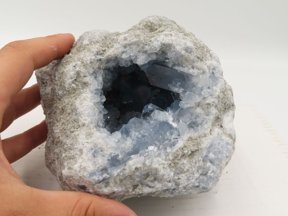 Natural Celestite Geode Specimen x 1 From Sakoany, Madagascar - TopRock