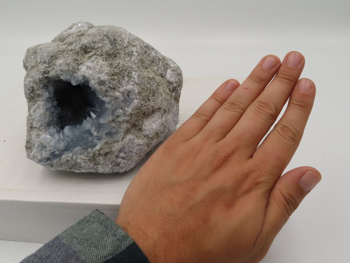 Natural Celestite Geode Specimen x 1 From Sakoany, Madagascar - TopRock