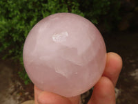 Polished Gemmy Rose Quartz Spheres  x 2 From Madagascar - Toprock Gemstones and Minerals