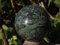 Polished Stromatolite / Kambamba Jasper Spheres  x 2 From Katsepy, Madagascar - Toprock Gemstones and Minerals