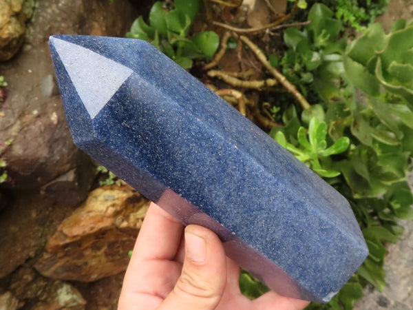 Polished Blue Lazulite Point  x 1 From Madagascar - TopRock