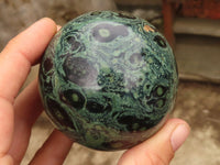 Polished Stromatolite / Kambamba Jasper Spheres  x 2 From Madagascar - Toprock Gemstones and Minerals
