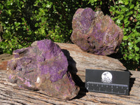 Natural Rough Purpurite Specimens x 2 From Erongo, Namibia - TopRock