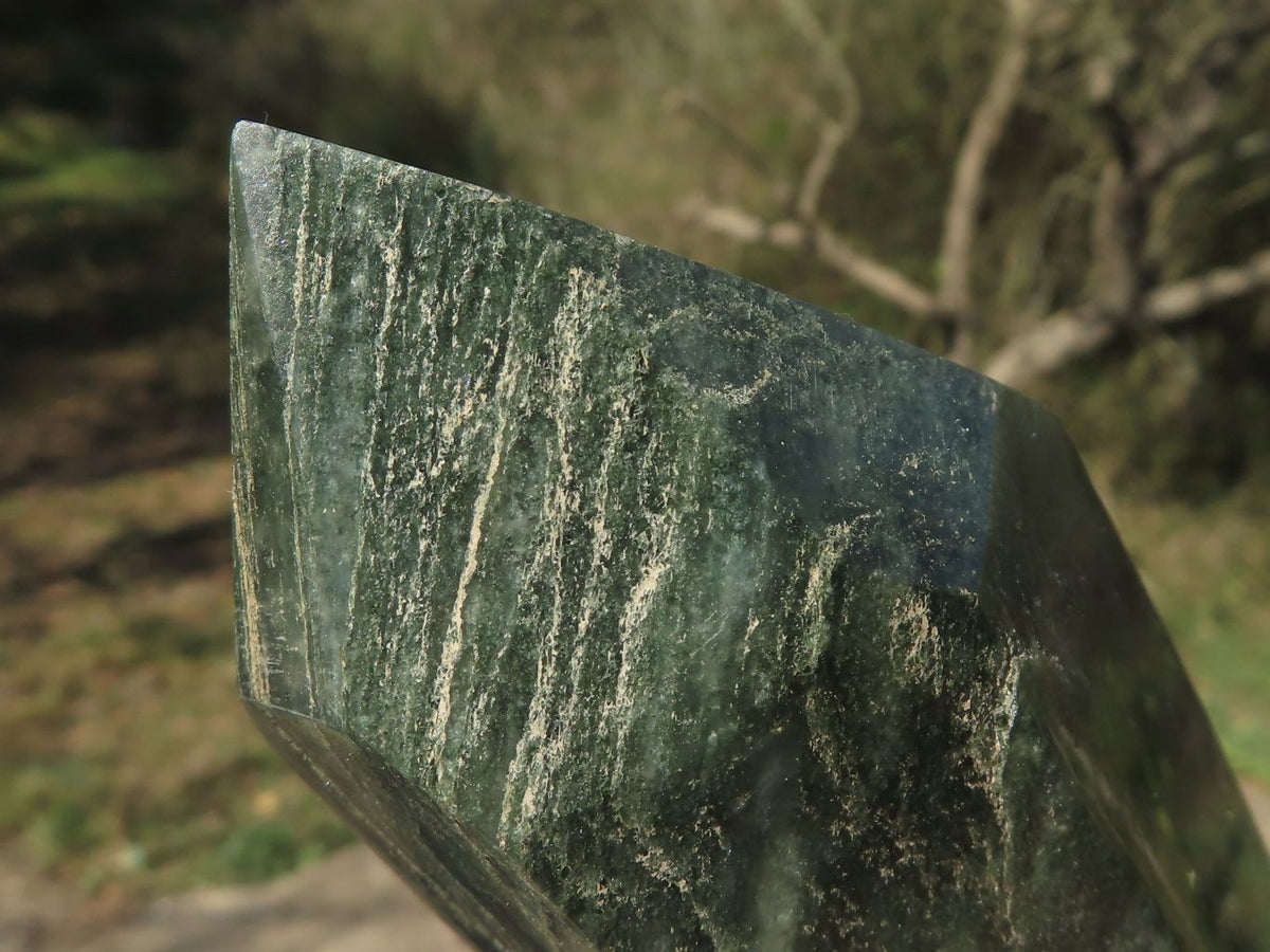 Polished Stunning Green Fuchsite Quartz Points x 4 From Andakatani, Madagascar - TopRock