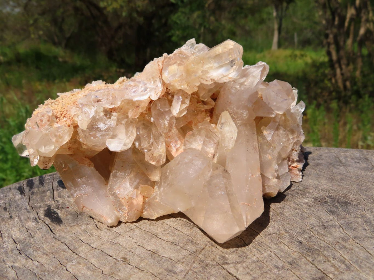 Natural Quartz Clusters Specimens x 3 From Zambia - TopRock
