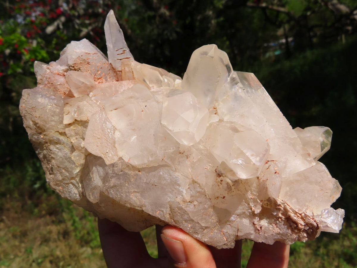 Natural Quartz Clusters Specimens x 3 From Zambia - TopRock