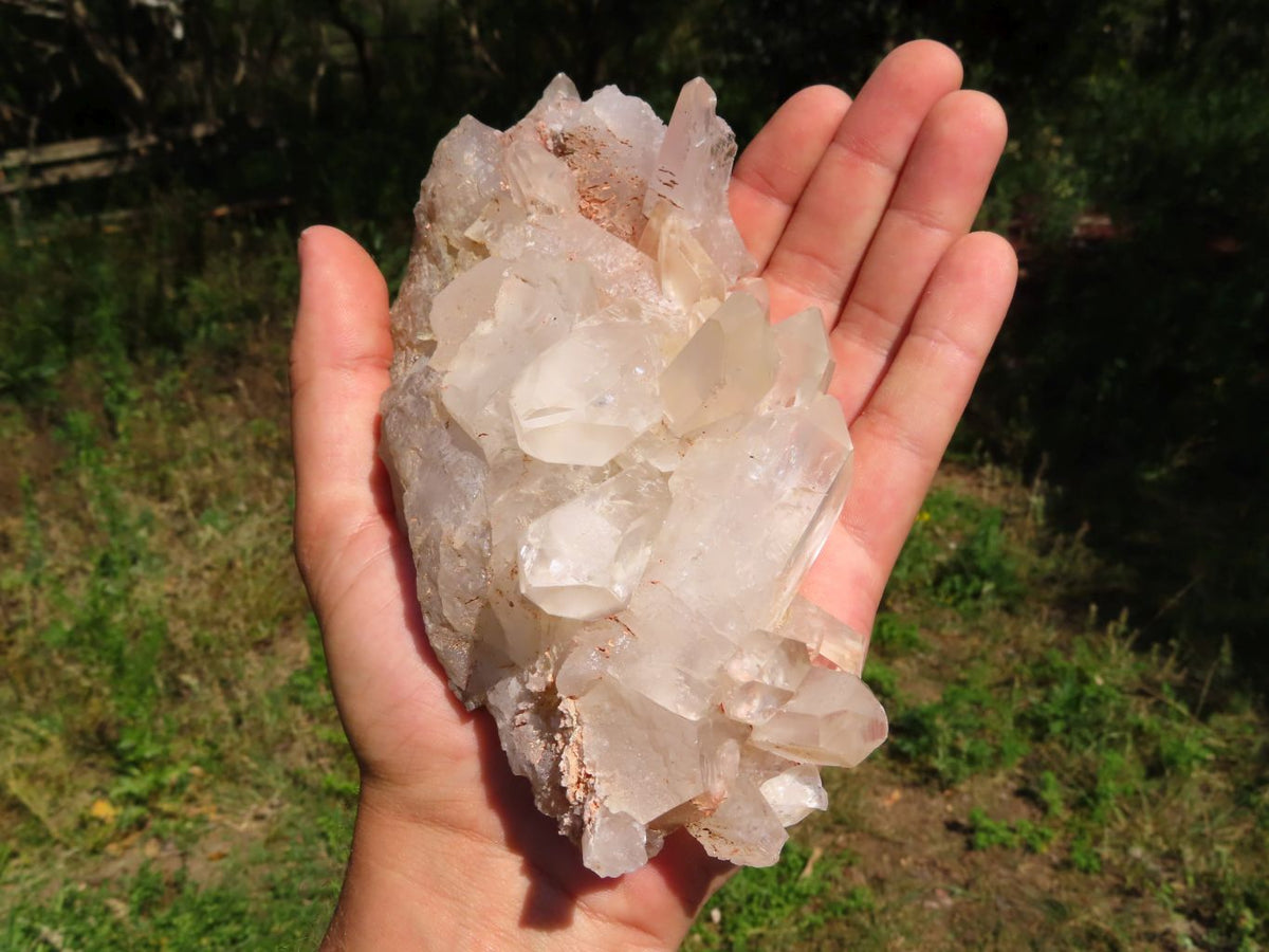 Natural Quartz Clusters Specimens x 3 From Zambia - TopRock