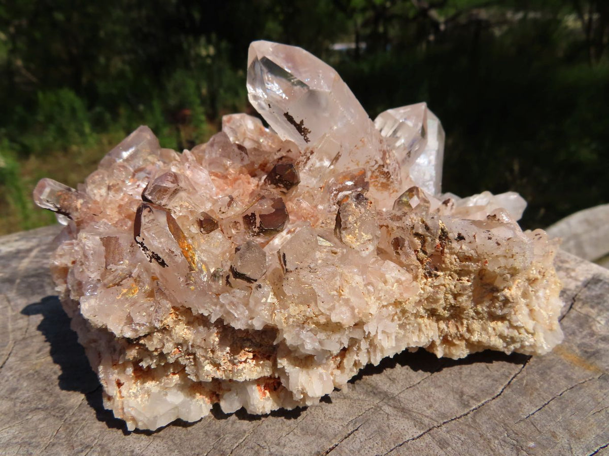 Natural Quartz Clusters Specimens x 3 From Zambia - TopRock
