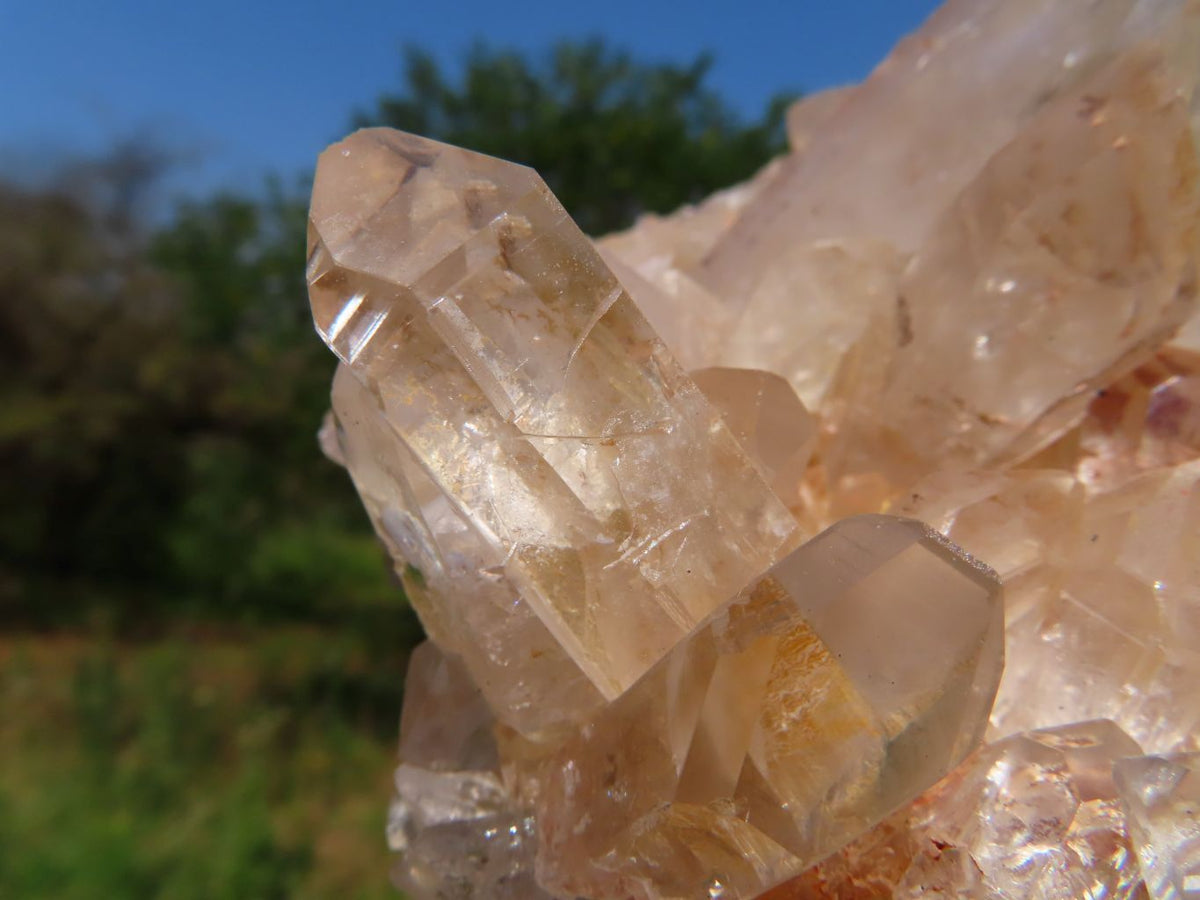 Natural Quartz Clusters Specimens x 3 From Zambia - TopRock