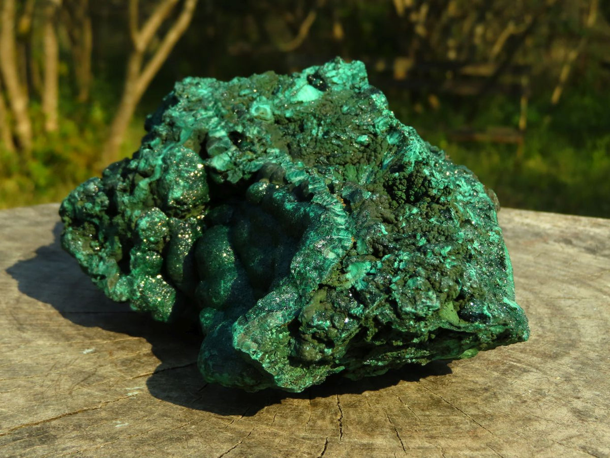 Natural Large Botryoidal Crystalline Malachite Specimen x 1 From Kambove, Congo - TopRock