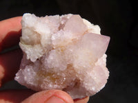 Natural Pale Lilac Spirit Quartz Clusters x 12 From Boekenhouthoek, South Africa - Toprock Gemstones and Minerals