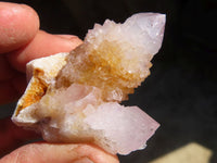 Natural Pale Lilac Spirit Quartz Clusters x 12 From Boekenhouthoek, South Africa - Toprock Gemstones and Minerals