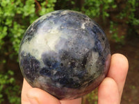 Polished Rare Iolite / Water Sapphire Spheres  x 4 From Northern Cape, South Africa - Toprock Gemstones and Minerals