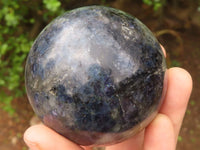 Polished Rare Iolite / Water Sapphire Spheres  x 4 From Northern Cape, South Africa - Toprock Gemstones and Minerals