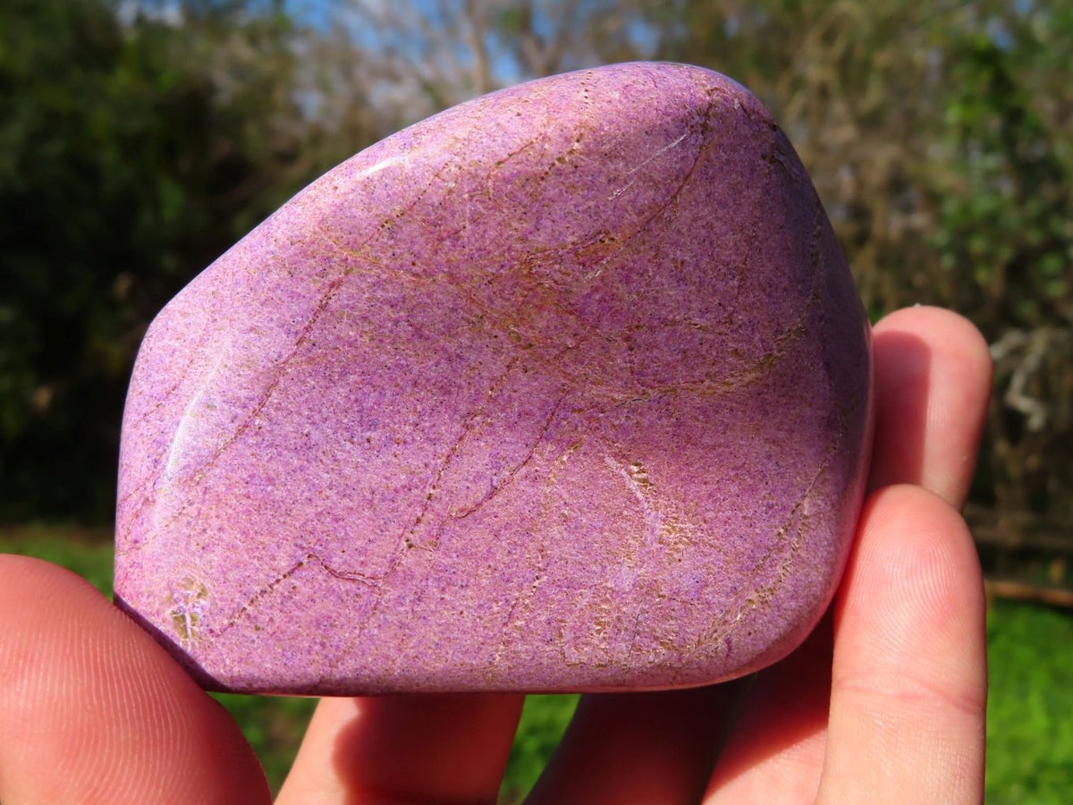 Polished Large Stichtite Free Forms x 4 From Barberton, South Africa - TopRock