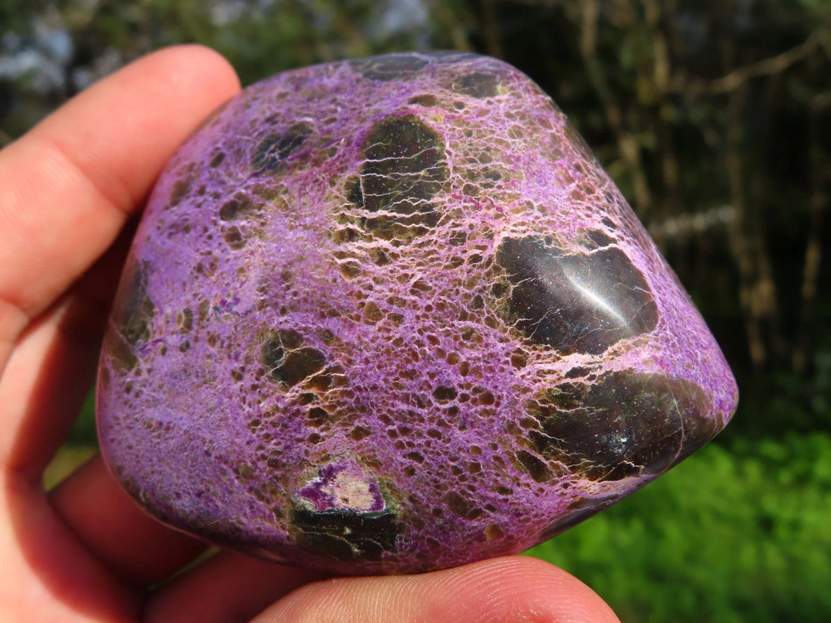 Polished Large Stichtite Free Forms x 4 From Barberton, South Africa - TopRock