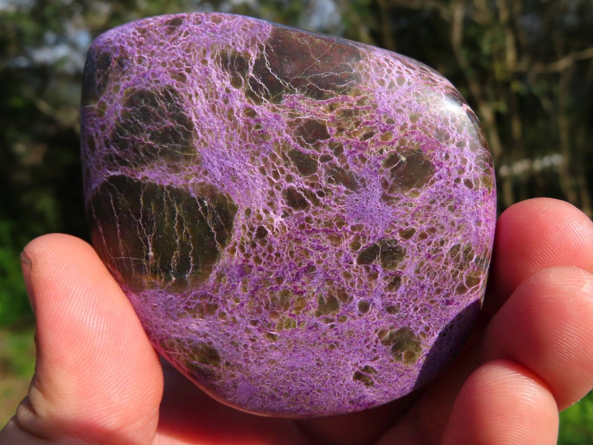 Polished Large Stichtite Free Forms x 4 From Barberton, South Africa - TopRock
