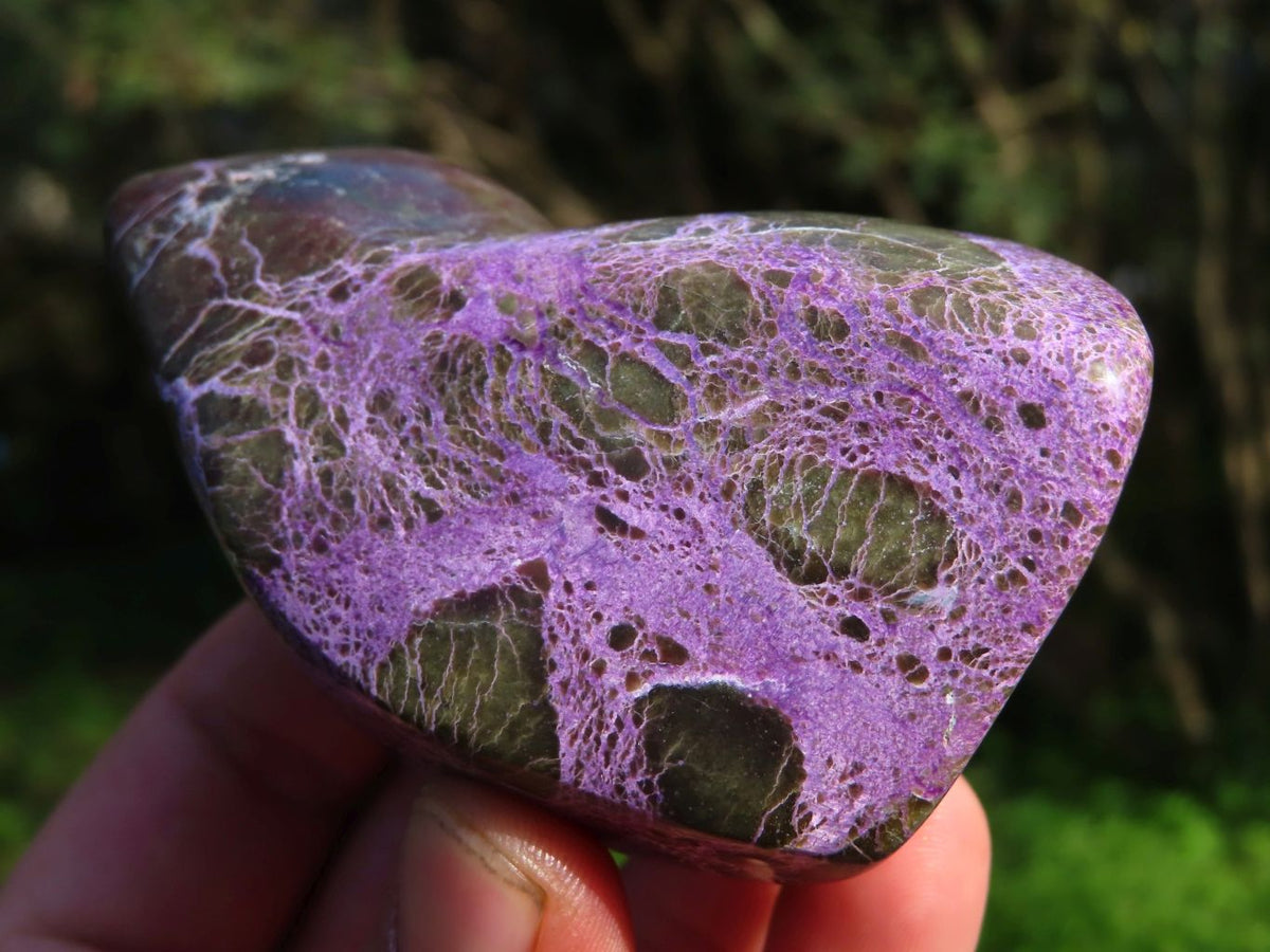 Polished Large Stichtite Free Forms x 4 From Barberton, South Africa - TopRock