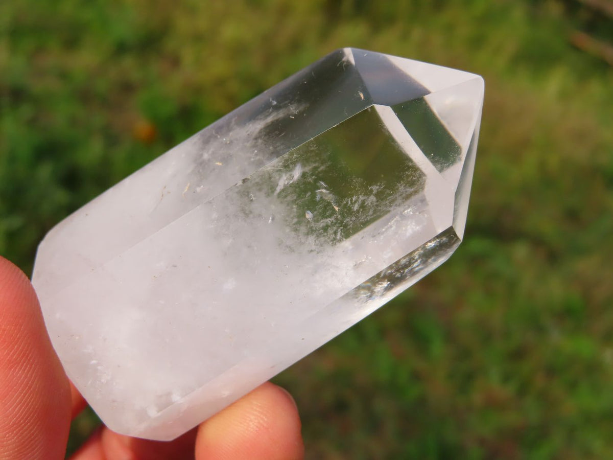 Polished Optic to Near Optic Quartz Crystal Points x 12 From Madagascar - TopRock
