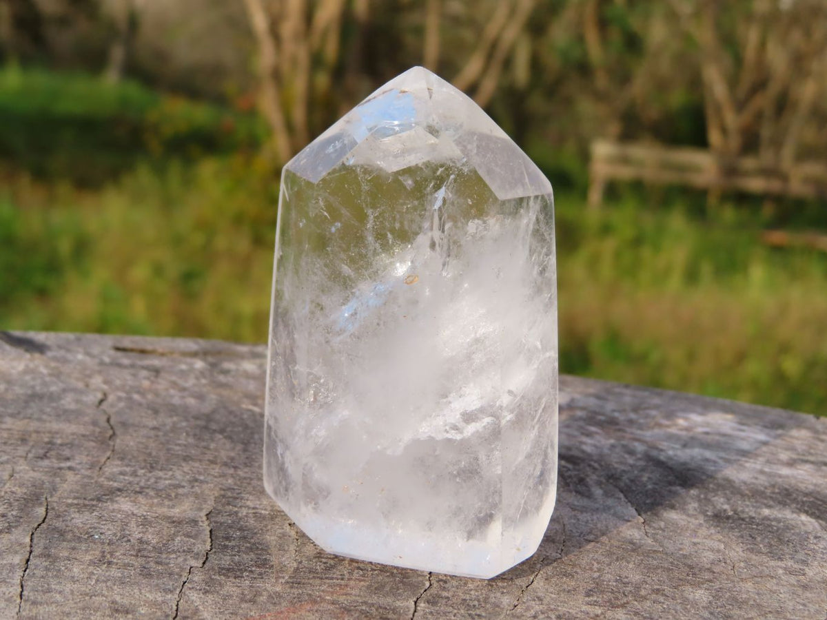 Polished Optic to Near Optic Quartz Crystal Points x 12 From Madagascar - TopRock