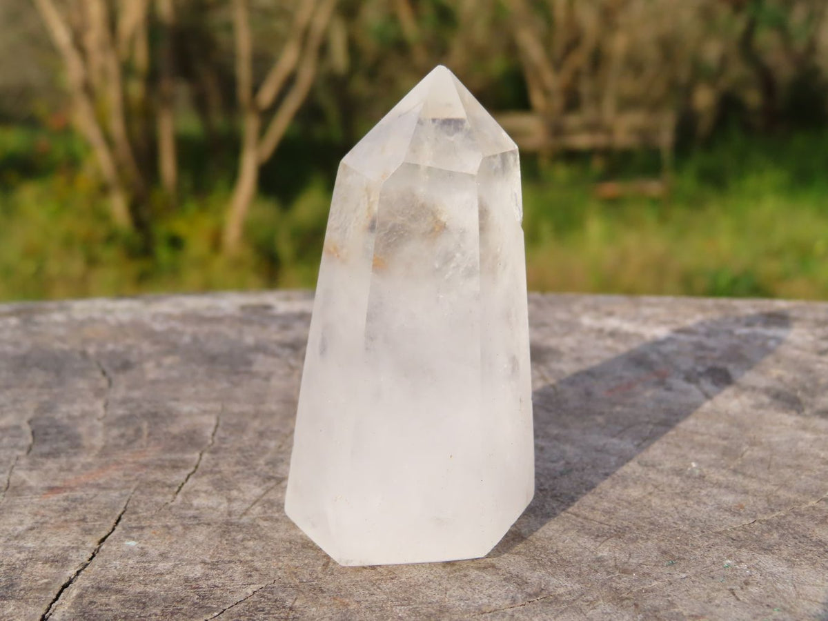Polished Optic to Near Optic Quartz Crystal Points x 12 From Madagascar - TopRock