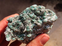 Natural Rare Emerald Mica In Matrix Cobbed Specimens x 6 From Mutoko, Zimbabwe - Toprock Gemstones and Minerals