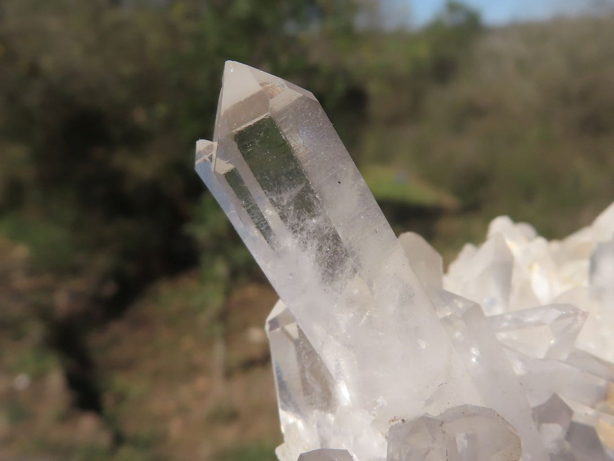 Natural Gorgeous Quartz Clusters With Semi Optic Crystals x 4 From Mandrosonoro, Madagascar - TopRock