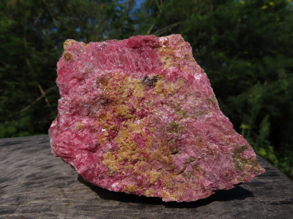 Natural Cobbed Rhodonite Pieces x 3 From Rushinga, Zimbabwe - TopRock