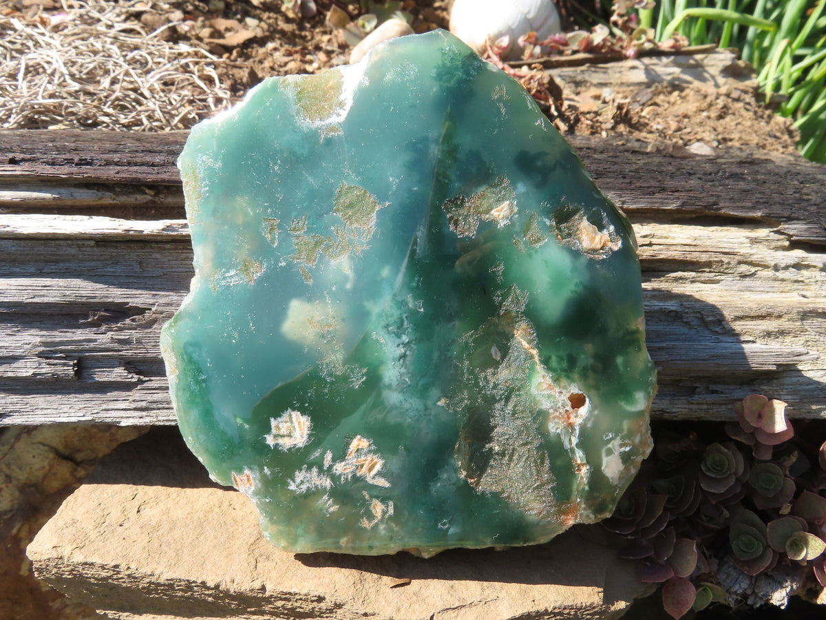 Polished One Side Mtorolite Slices x 6 From Mutorashanga, Zimbabwe - TopRock